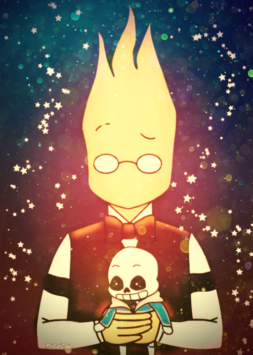 undertaletale:  💝Sansby💝 (click the picture)Grillby found this weird stuffed Sans, and is wondering why it was near the bottle of kerchup.  margieluz.deviantart.com