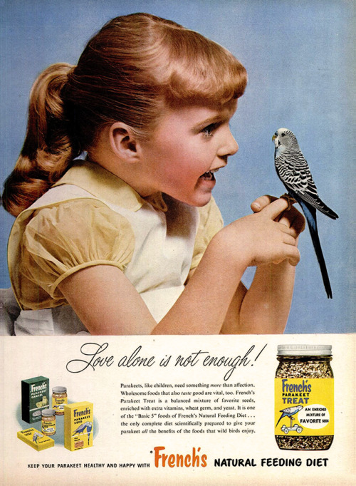 French’s Parakeet Treat, 1956