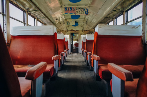 Oigawa Railway Train Yards大井川鐵道の廃車体,日本