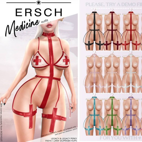 ERSCH - Medicine Outfit @Hentai FairSizes - Legacy, Legacy Perky, Lara, Freya Perky, Kupra Original 