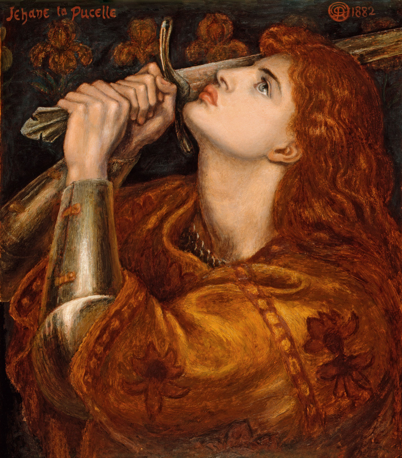  Dante Gabriel Rosetti, Joan of Arc (1882) 