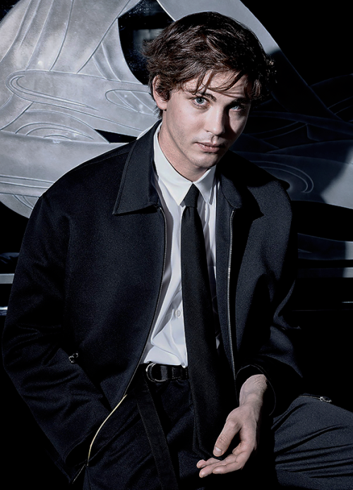 theperezhilton: Logan Lerman for Prada.