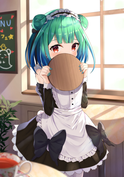 Welcome again master! Heya everyone have a great day! Welcome to maid cafe! We have a shy pettan nec