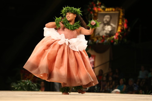 Merrie Monarch 2015: Miss Aloha Hula, 2nd runner up Noelani Dudoit.