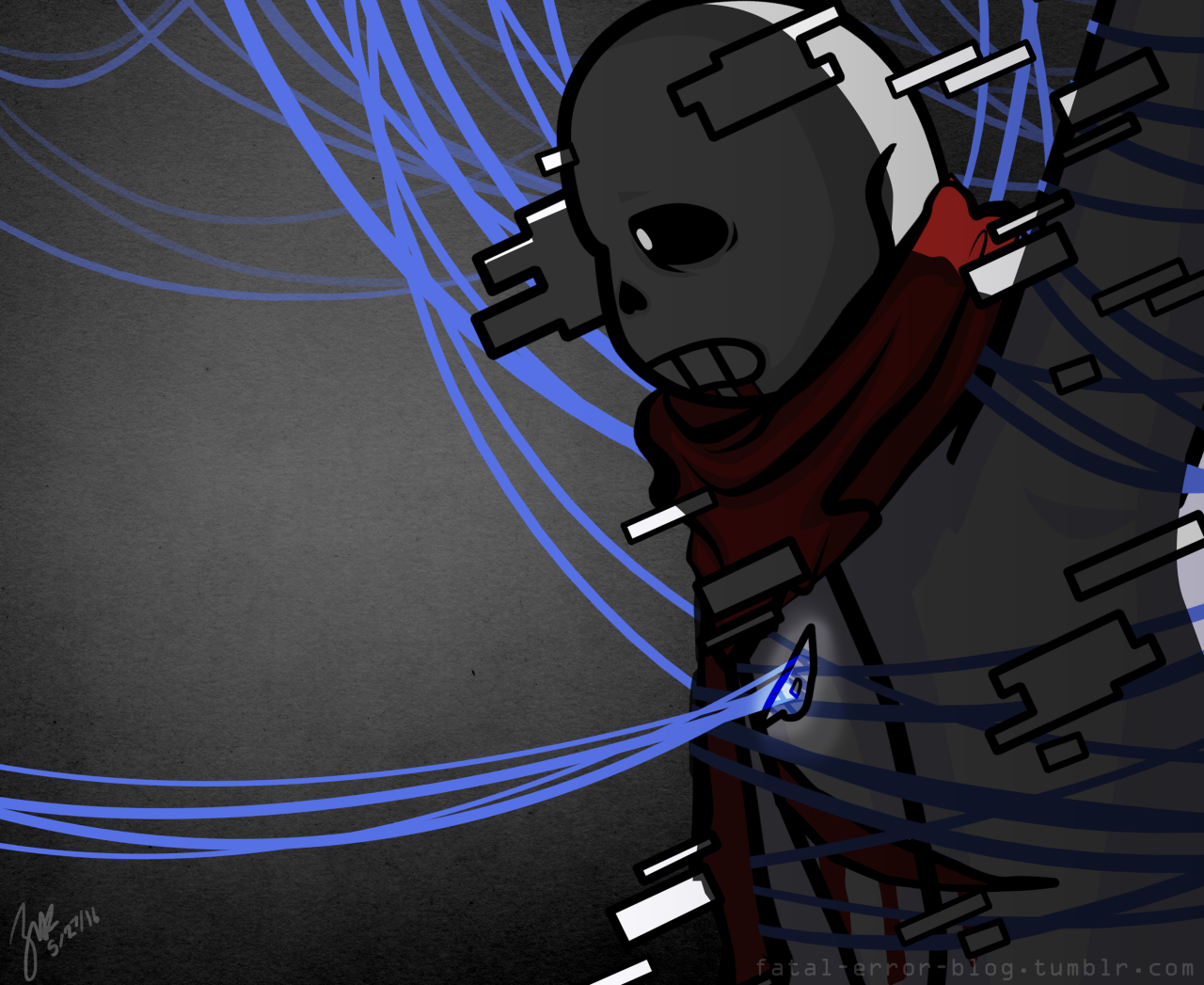 Error!Sans fanart by chokocock666 on Newgrounds