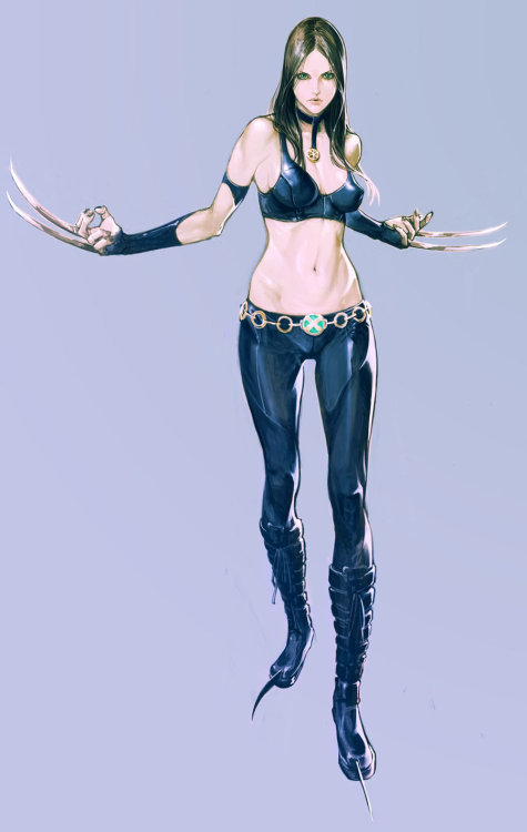 Porn Pics superheroes-or-whatever:  x-23 by ~masateru
