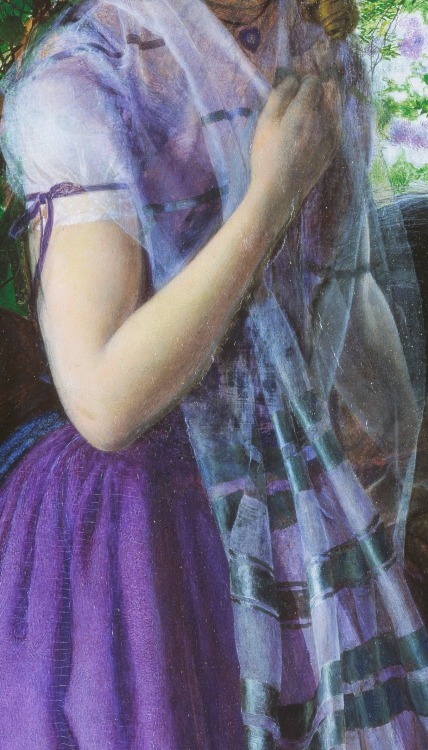 millefeuilleus: art in details: female purple dresses. 