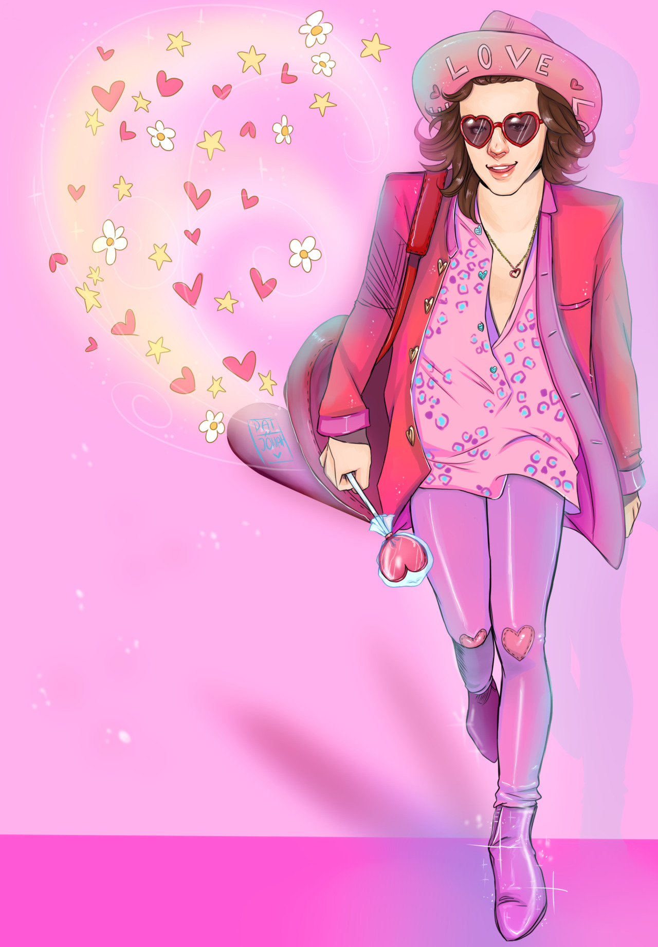 datjonah:  Pink it was love at first sight Pink when I turn out the lightPink it’s