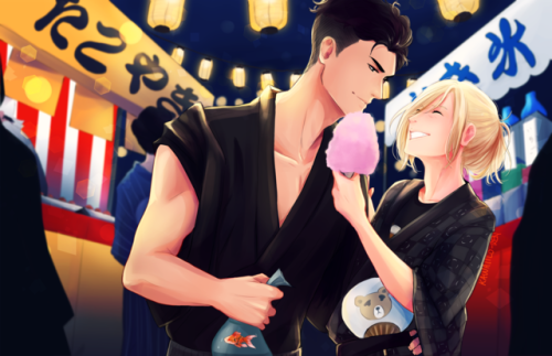 kawaiilo-ren: Yukata Otayuri destroyed me they’re so cute I wasn’t ready