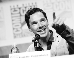 benedictdaily:  Benedict Cumberbatch attends the DreamWorks Animation presentation during Comic-Con International 2014 in San Diego, California. 