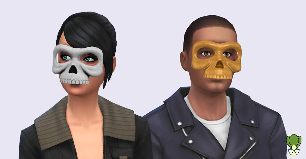 Hello on Tumblr: SKULL MASK SIMS 4 GLASSES CC