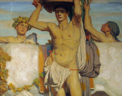 Peace After Victory (detail), Mervyn Napier Waller (1893–1972), Australia