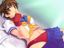 Sakura Kasugano From Street Fighter Art By Yoko Juusuke