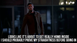 mishasminions:  DEAN THE DENIAL QUEEN