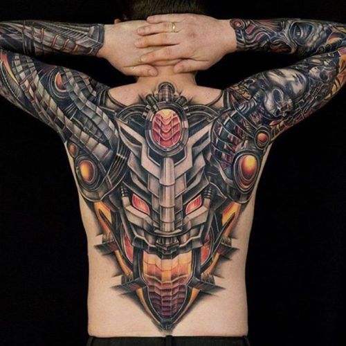 tattooistartmag:  ⭐️ #instagram pick of the day Artist: Anton Strelkov Location: #Russia Artist’s IG: @anton_strela  Biomech