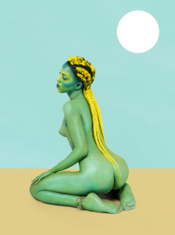 artisticstuffetc:  World is nothing without art (blog)   Juliana HuxtableUntitled in the Rage (Nibiru Cataclysm), 2015 via Tumblr