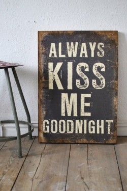 whatisindustrialdesign:  Always kiss me goodnight. ✌: Always kiss me goodnight. ✌posted by Whatisindustriald