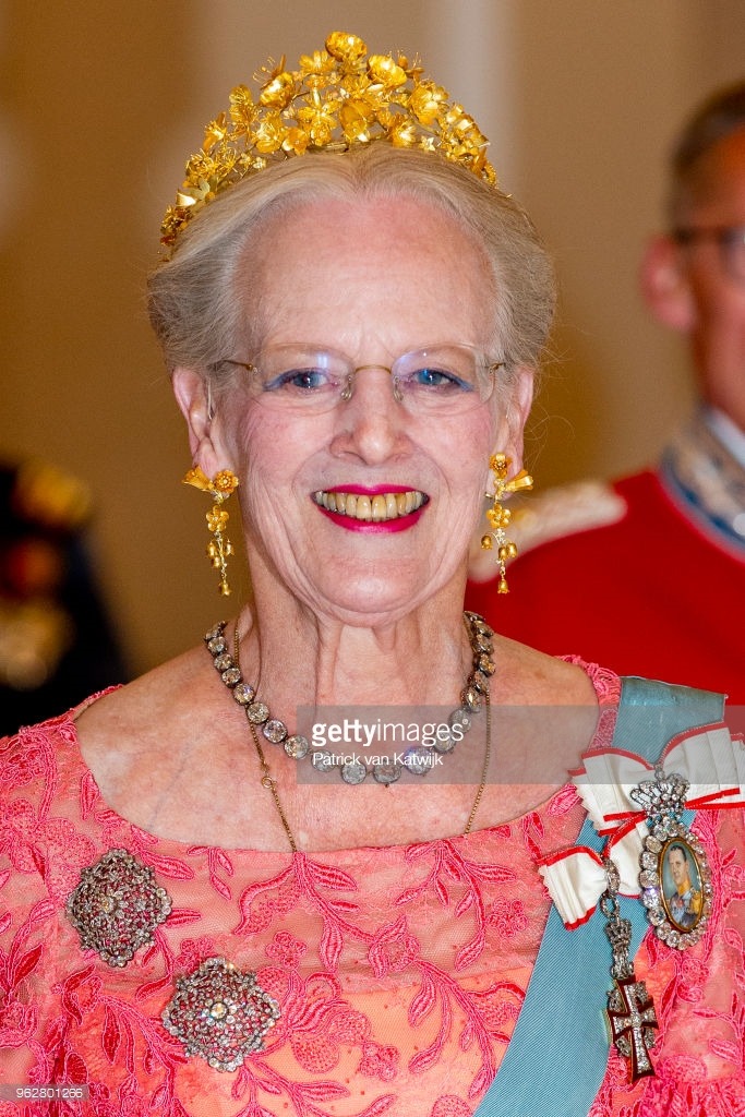 — TIARA Queen Margrethe II of wore...