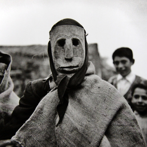 bookoffixedstars: Andreas Fridolin Weis Bentzon - Ottana, Sardinia. Traditional mask of carnival, 19