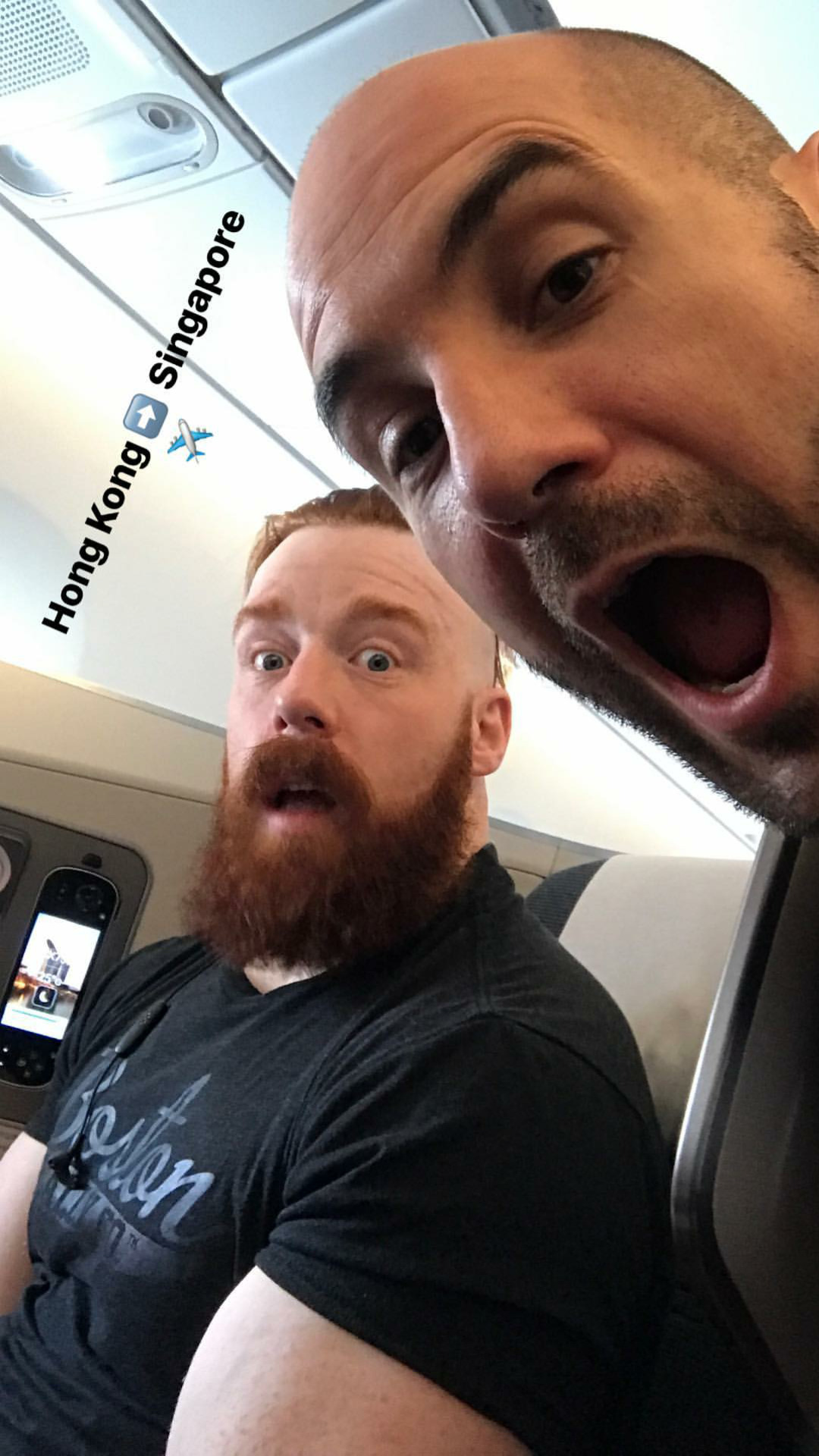 crazyredheadedgirl:  They are so precious! 😍  (From Cesaro’s twitter&amp;