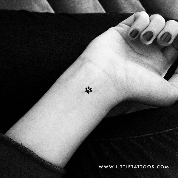 Little Tattoos — dog paw temporary get it here ▻...