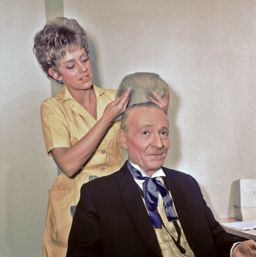 Just for fun, Billy gets his wig fitted, colourised! 