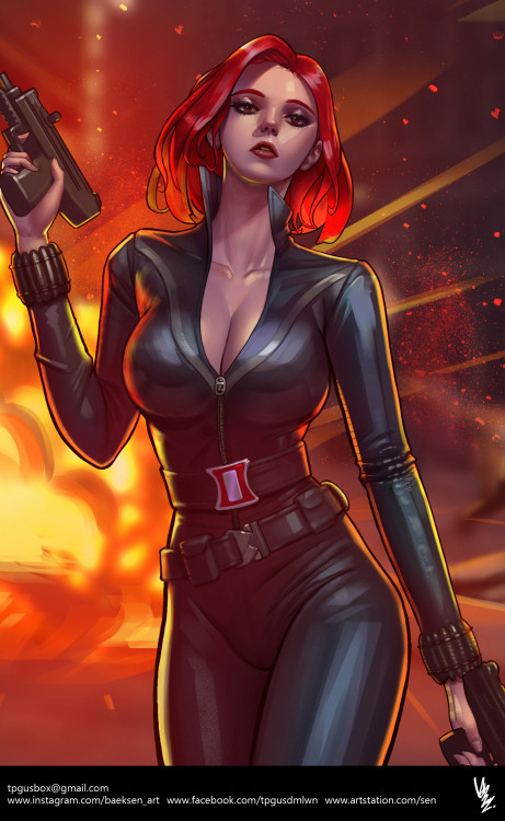 Black Widow_검은 과부거미 Sen Baekhttps://www.artstation.com/artwork/yk5299 