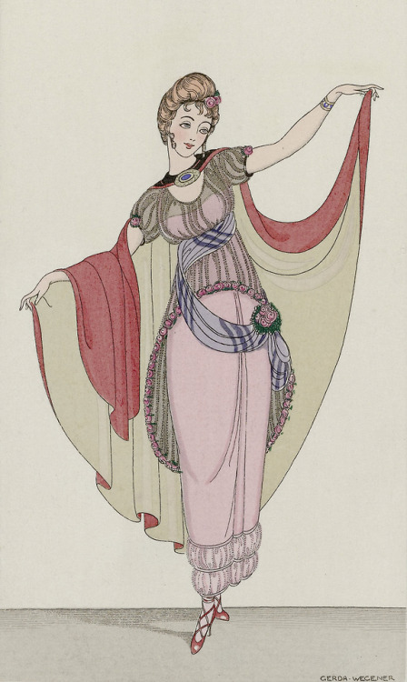 Journal des Dames et des Modes, Costumes Parisiens, 1914, No. 165 by  Gerda Wegener