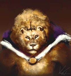 varvau:  The King of Armello. Pre-Rot, alternate crown.2 hour speedpaint, focusing on color, and tone. Also painted half-asleep. Currently rebuilding familiarity with digital painting after several years of not painting on a daily basis. 