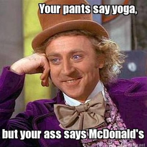 hiddensky:  😬 DOUBLE TAP if you know someone who needs to see this meme 😜 #lmao #dontgothere #yogapants #errydamnday by ultimatebodies
