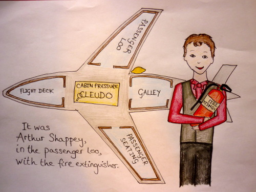 comeflythefriendlyskies:I did a thing, and I felt like sharing it with you. Cabin Pressure Cluedo! (