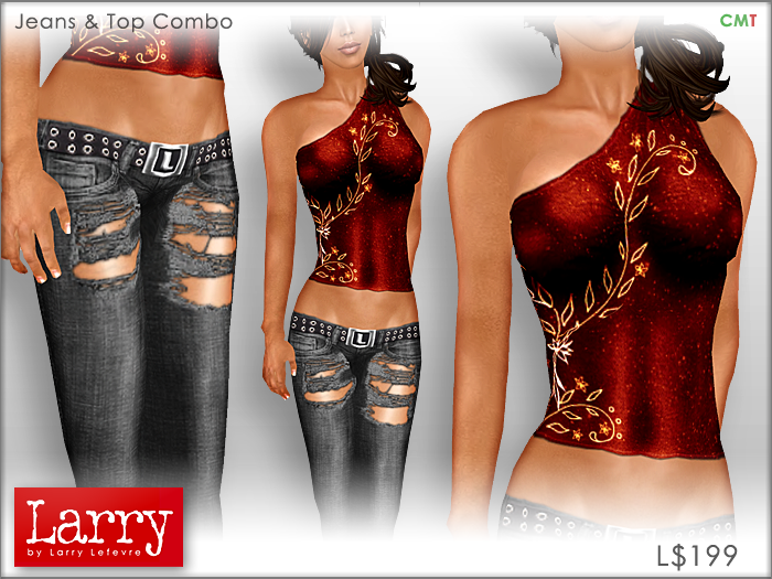 Larry Jeans — LARRY - Jeans & Top Combo 02 DISCOUNTED TO 99L$