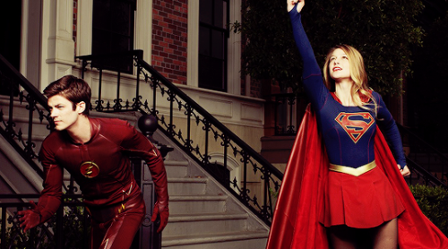 The Flash & Supergirl team-up on this week’s Variety Cover