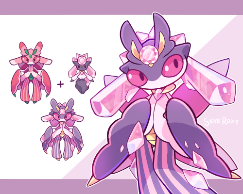 I spent the week designing some Pokefusions :&gt;
