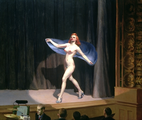 bofransson:  The Girlie Show, 1941 (oil on canvas), Hopper, Edward (1882-1967) 
