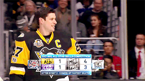 intermissionpenguins:“Sid, can you sign?” Atkinson asked Crosby at one point, offering up the blade 