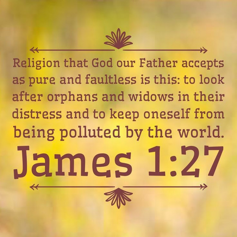 The Living... — James 1:27 (NIV) - Religion that God our Father...