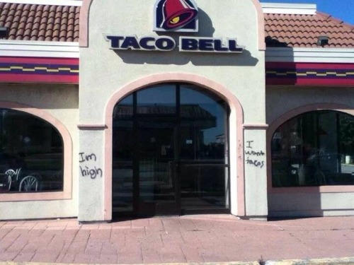 ganjaginga:  So the Taco Bell by my house closed lol … 