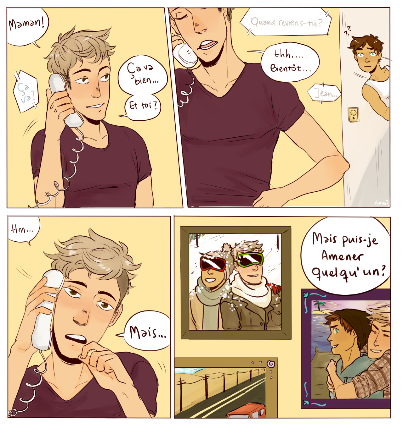 aymmichurros:  i just wanted to draw Jean talking in french   ¯\_(ツ)_/¯ ft.