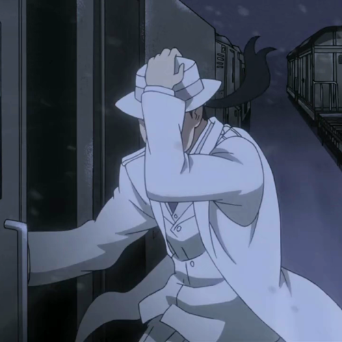 headlessknight:  FMA Meme | Outfit 1/2 » Kimblee’s white coat 