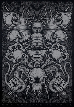 lowfi666:  Some art by one of my fav illustrators, Godmachine.