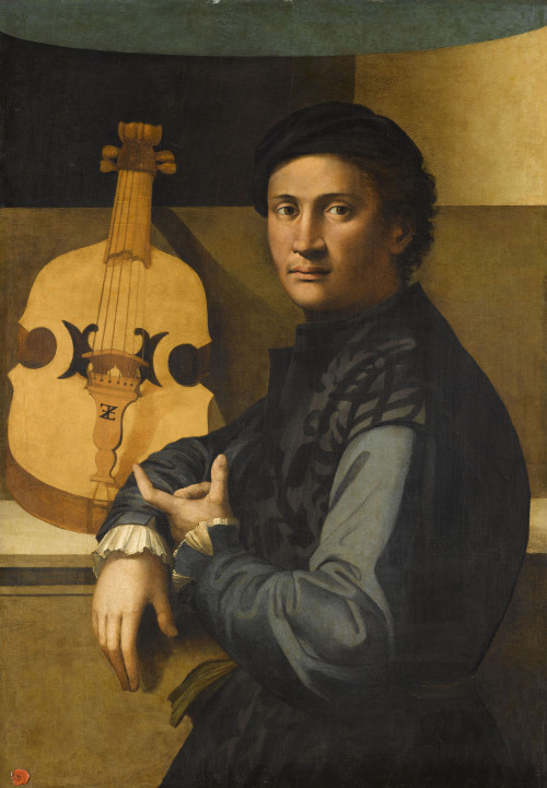 Portrait d’un joueur de viole = Portrait of a Viol PlayerZacchia di Antonio da Vezzano (Italian; act