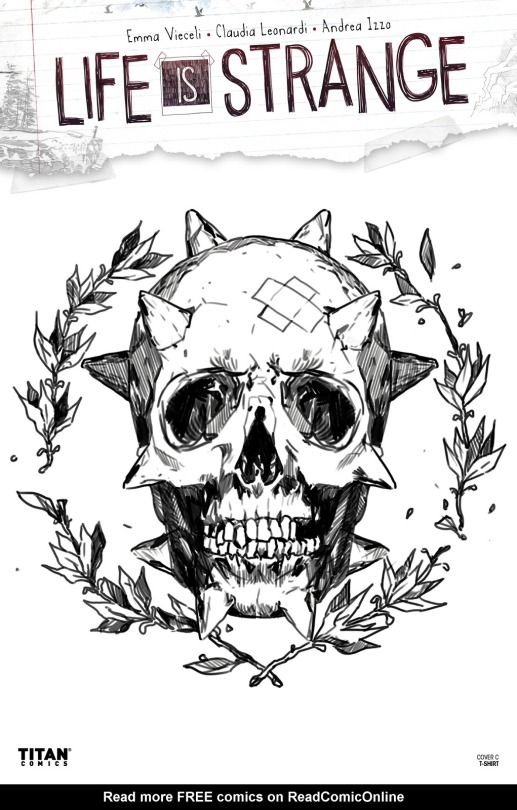 Shirt Cover From The Latest Issue #10 Of Life Is Strange.