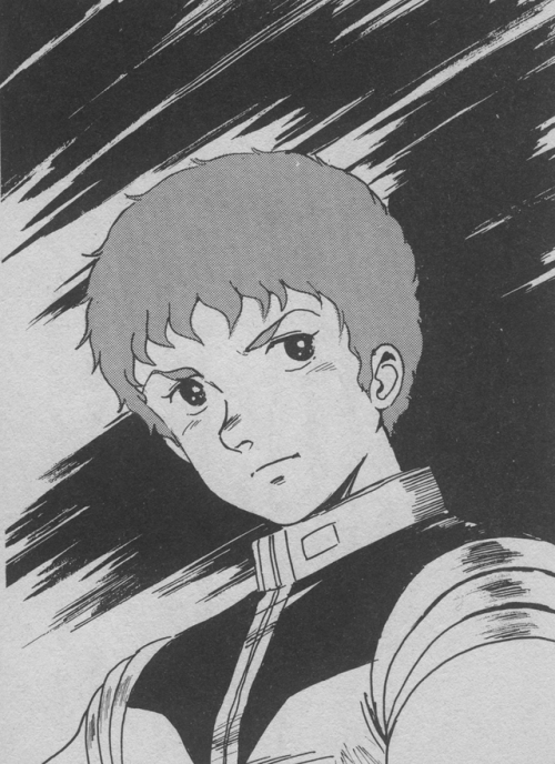 Illustrations from the Mobile Suit Gundam 0080: War in the Pocket side story, Chris’ Dream.