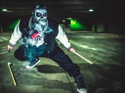 buki-the-warrior:  “In the end, only the dead shall remain.” - Karthus . . Photographer: @91chainz . Gear: @totem_skin Wolves Howl Varsity Jacket Okami Shirt . Event: #dayoftheundeadmeet . . Hosted by: @totem_skin @squidsstudios @paparazziii_  (at