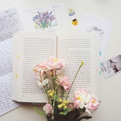 twirlingpages: books, flowers, and handwritten letters ❁ 