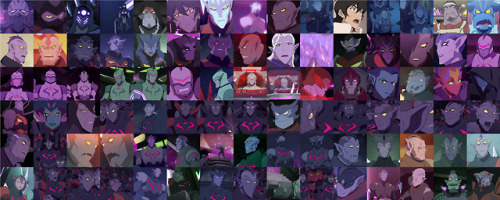 Collection of unique Galra designs found in Seasons 1-6.In no particular order. Larger size under cu
