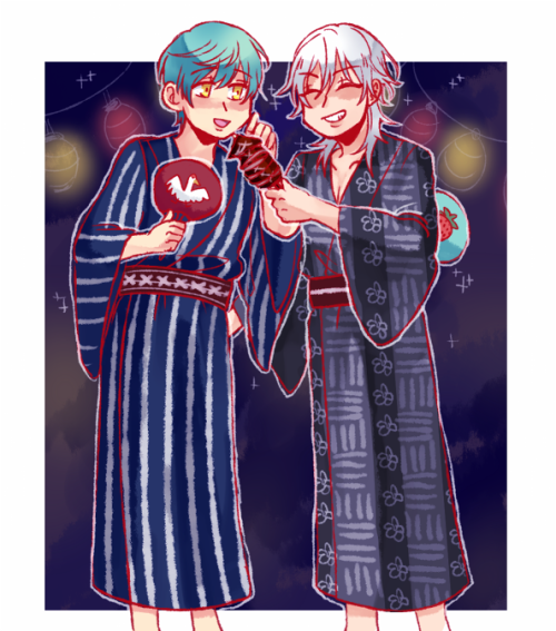 TKRB69min: Festivalwas too brain dead to draw tanabata thing but i wanted to draw summer festival ts