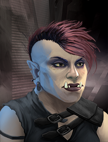 runtheshadows:  Ork Female Shadowrunners Portraits from Shadowrun Returns and Shadowrun