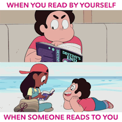 Who else loves it when someone reads to them? 